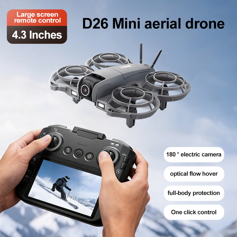 Дрон D26 4K Aerial HD 180 °    – обзор и цена Drone Camera 4K