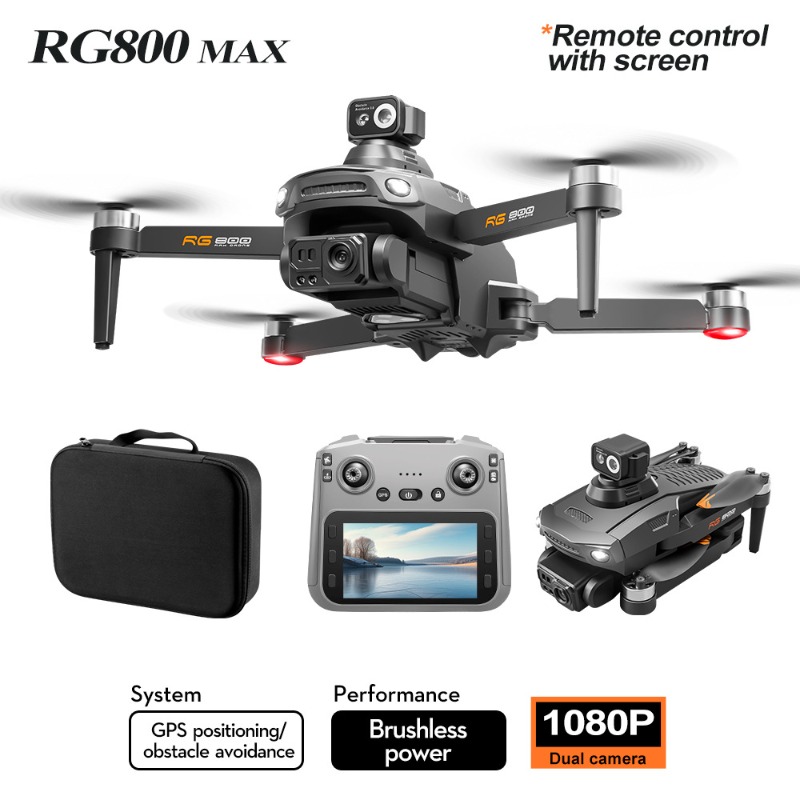 НОВЫЙ Дрон RG800 MAX 1080P HD- – обзор и цена Drone Camera Hd