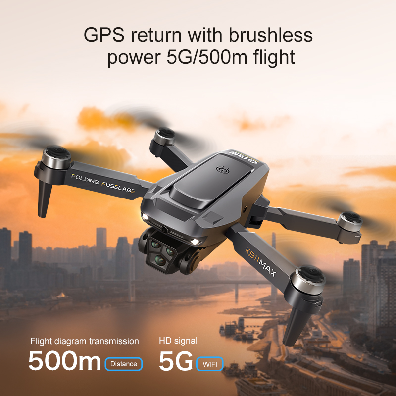 Дрон для квадрокоптера K811MAX – обзор и цена Drone Camera 4K